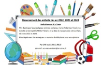 Ecole maternelle : recencement des enfants nés entre 2022 et 2024